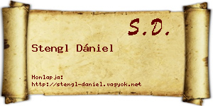 Stengl Dániel névjegykártya